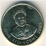 Swaziland, 1 lilangeni, 1995–2008