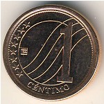 Венесуэла, 1 сентимо (2007–2009 г.)