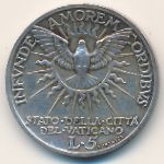 Vatican City, 5 lire, 1939