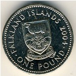 Falkland Islands, 1 pound, 2004