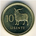 Лесото, 10 лисенте (1998–2018 г.)