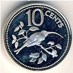 Белиз, 10 центов (1975–1981 г.)
