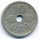 Denmark, 10 ore, 1925