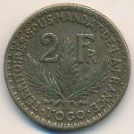 Того, 2 франка (1924–1925 г.)
