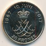 Denmark, 20 kroner, 2017