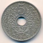 Французский Индокитай, 5 центов (1930 г.)