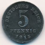 Germany, 5 pfennig, 1915