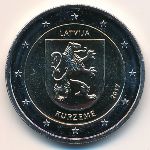 Latvia, 2 euro, 2017