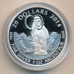 Canada, 20 dollars, 2014