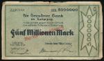 Dresden, 5000000 марок, 1923