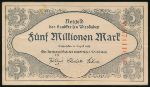 Wiesbaden, 5000000 марок, 1923