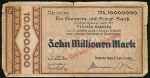 Leipzig, 10000000 марок, 1923