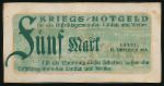 Lindau., 5 марок, 1918