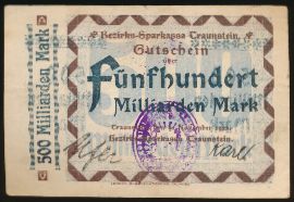 Traunstein, 500000000000 марок, 1923