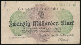 Berlin, 10000000000 марок, 1923