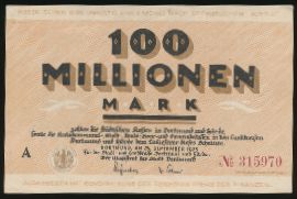 Dortmund, 100000000 марок, 1923