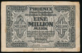 Dusseldorf, 1000000 марок, 1923
