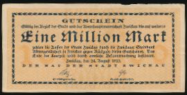 Zwickau, 1000000 марок, 1923