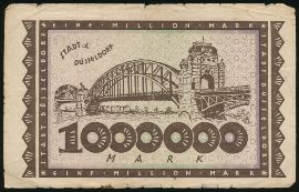 Dusseldorf, 1000000 марок, 1923