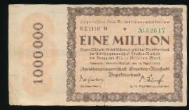 Dresden, 1000000 марок, 1923