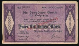 Leipzig, 2000000 марок, 1923