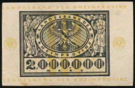 Dusseldorf, 2000000 марок, 1923