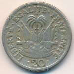 Haiti, 20 centimes, 1956