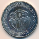 Falkland Islands, 50 pence, 1996