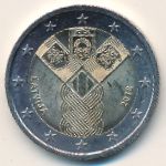 Latvia, 2 euro, 2018