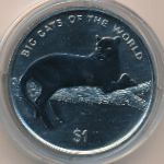 Sierra Leone, 1 dollar, 2001