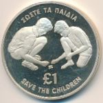Cyprus, 1 pound, 1989