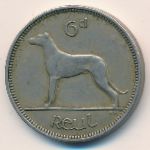 Ирландия, 6 пенсов (1953 г.)