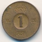 Sweden, 1 ore, 1968