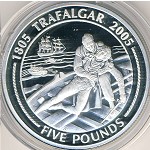 Gibraltar, 5 pounds, 2005