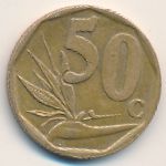 South Africa, 50 cents, 2004