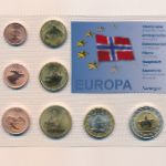 Norway., Набор монет, 2004