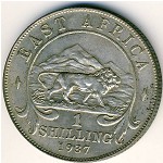 Восточная Африка, 1 шиллинг (1937–1944 г.)