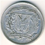 Dominican Republic, 1/2 peso, 1937–1961
