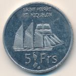 Сен-Пьер и Микелон., 5 франков (2013 г.)
