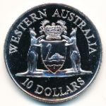 Australia, 10 dollars, 1990