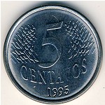 Бразилия, 5 сентаво (1994–1997 г.)