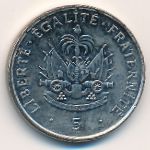 Haiti, 5 centimes, 1995–1997