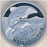 New Zealand, 5 dollars, 2010