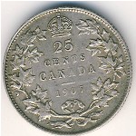 Канада, 25 центов (1902–1909 г.)