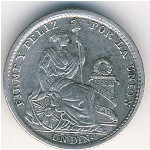 Peru, 1 dinero, 1893–1916