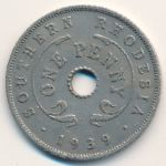 Южная Родезия, 1 пенни (1939 г.)