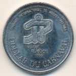 Canada., 1 dollar, 1986