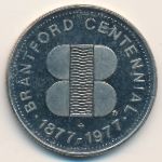 Canada., 1 dollar, 1977