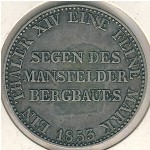 Prussia, 1 thaler, 1853–1856