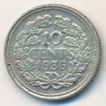 Нидерланды, 10 центов (1936 г.)